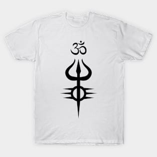 Shiva Symbol Black T-Shirt